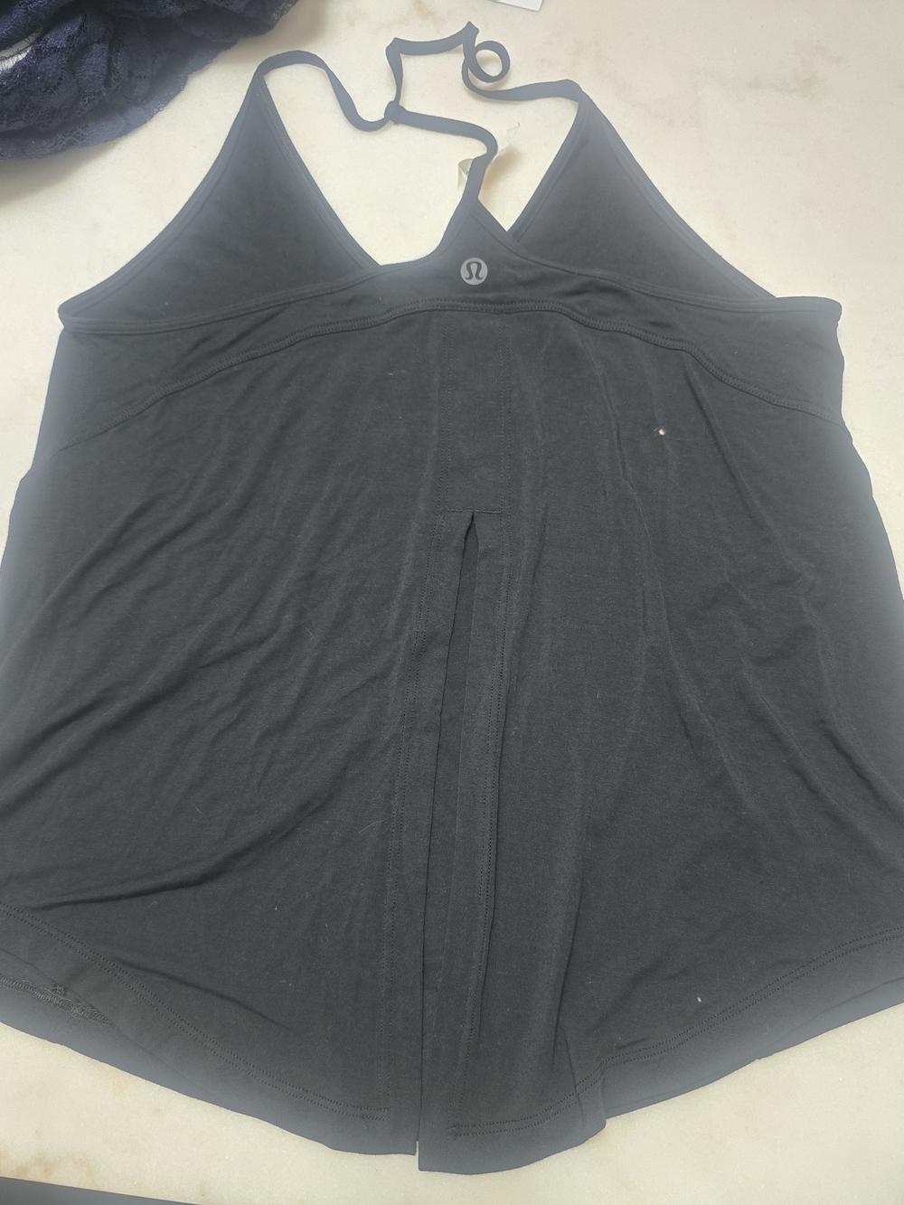 lululemon athletica Black Halter Tank with White '30 Beach' Graphic - Picture 5 of 5